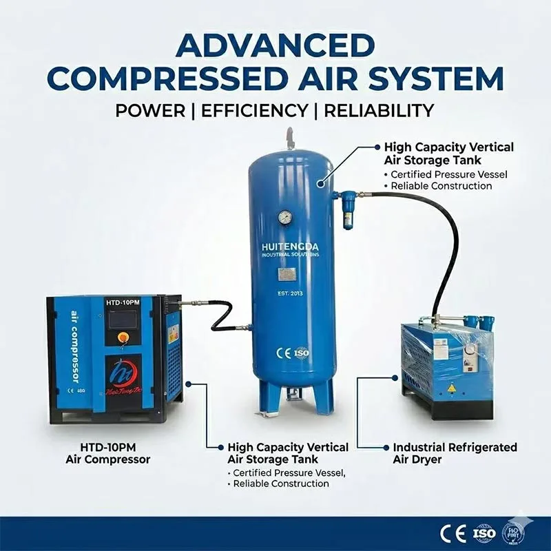 Compresor de aer 75 CP 380V 50HZ cu uscător
